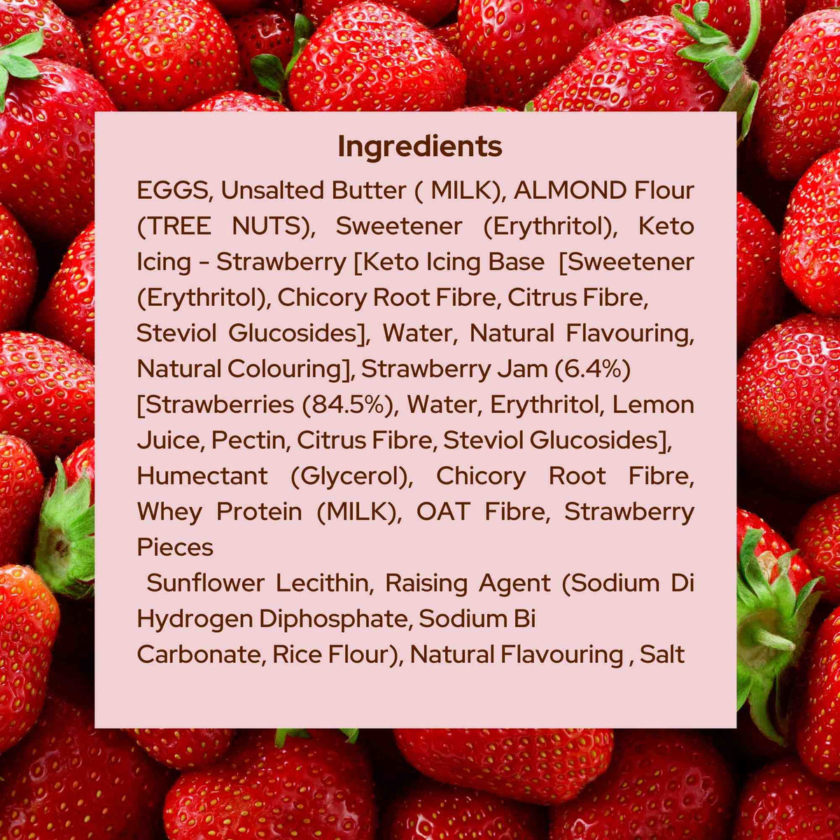 Strawberry Keto Cake Ingredients
