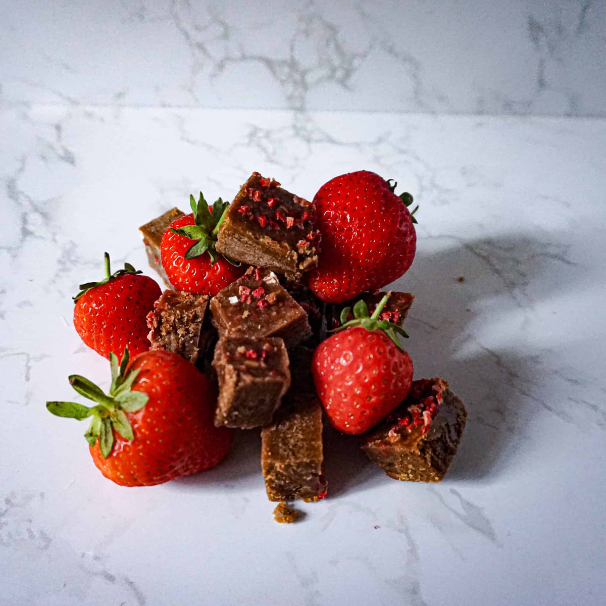 Strawberry Keto Fudge | Diabetic Sweets and Low Carb image 2