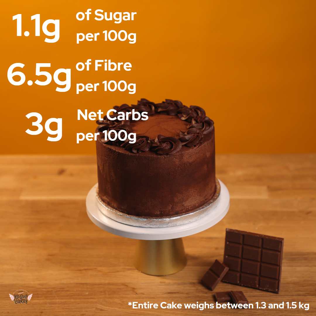 Chocolate Keto Cake - Low Carb and Gluten Free with Attributes