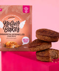 Indulge in Cinnamon Sprinkle Keto Cake Bites, the perfect cake bite packed with delightful cinnamon flavors, from No Guilt Bakes.