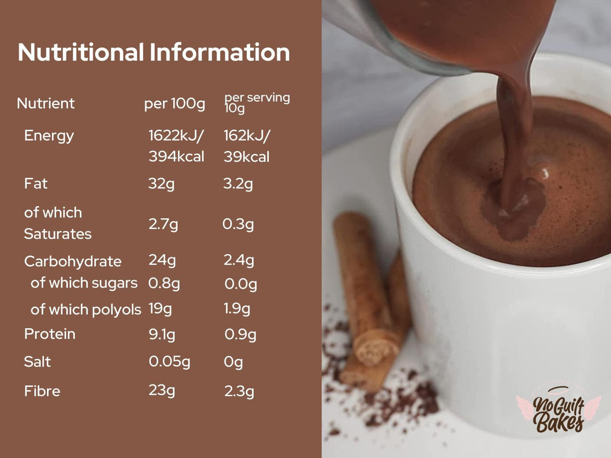 Nutritional Information For MCT Cocoa Plus