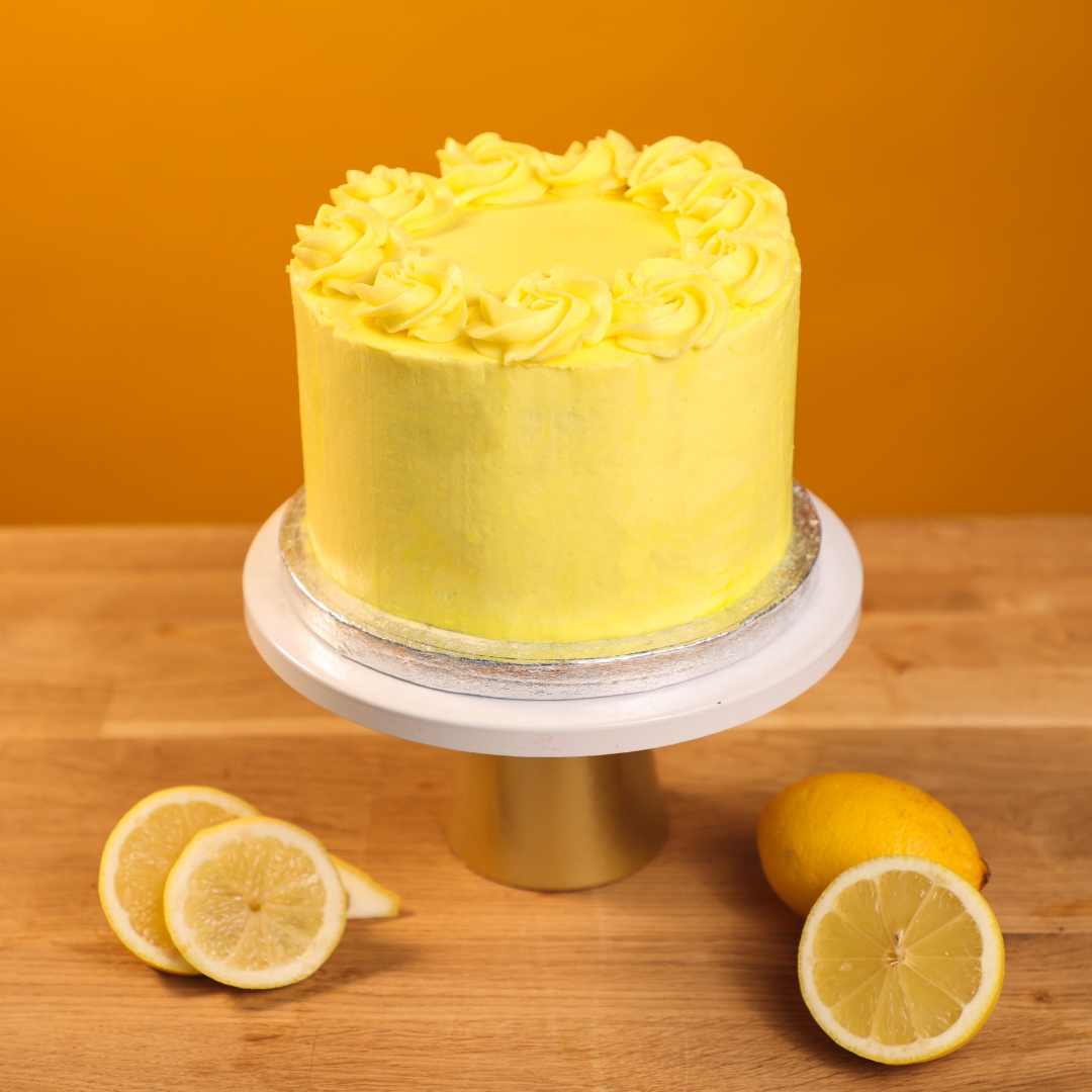 Lemon Keto Birthday Cake