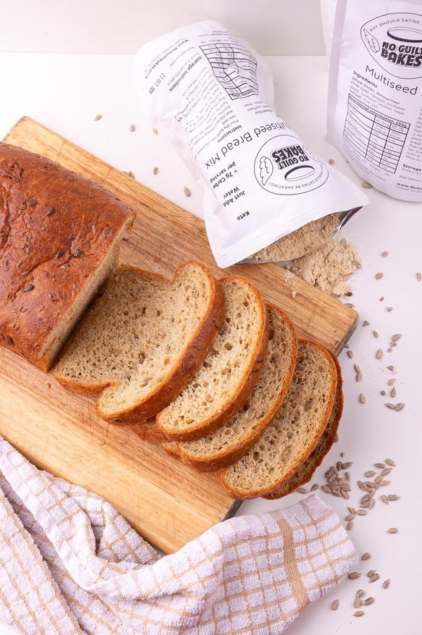 Multiseed Bread Mix Low Carb Vegan No Guilt Bakes